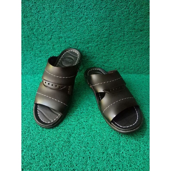 sandal selop santai 15 pria hitam 501