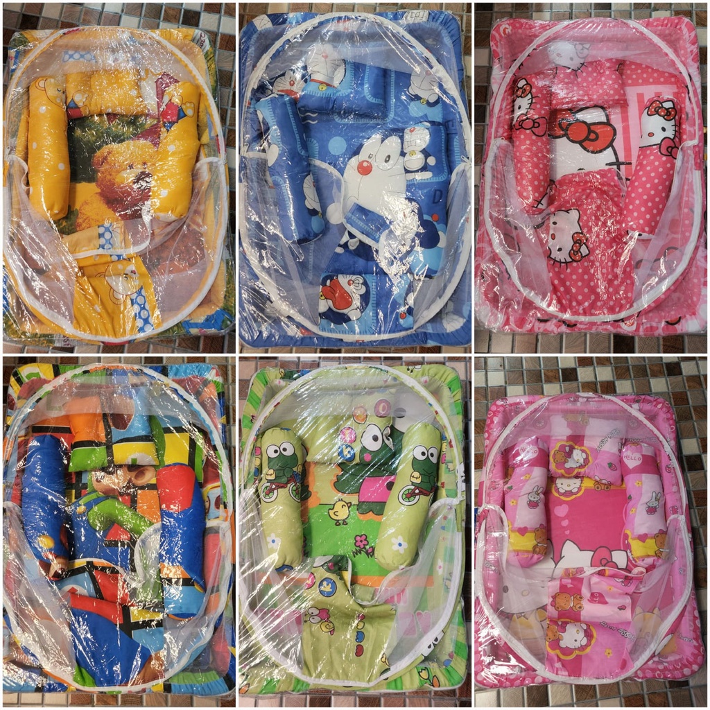 Termurah Aneka Bedsheet - Tilam Bayi / Kasur Kelambu Bayi Murah Oval Dan Petak