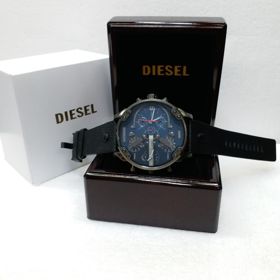 Best Seller Jam Tangan Diesel Four Time Leatherr Garansi 1th