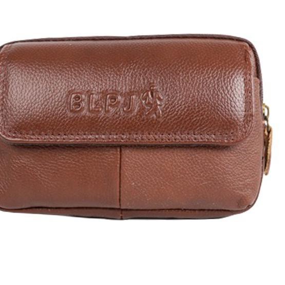 [ Harga Diskon ] -rd Sarung hp pinggang kulit asli import dompet 5 5,5 6 inch model rebah tidur .,,.