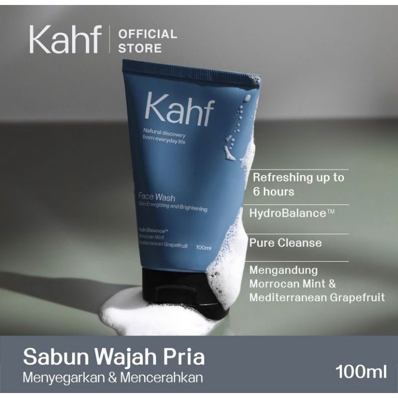 Jual Kahf Skin Energizing and Brightening Face Wash Shopee Indonesia