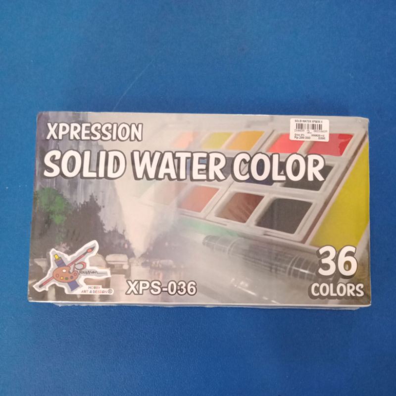 

Cat air watercolour Xpression solid water color set XPS-036 36 Colours