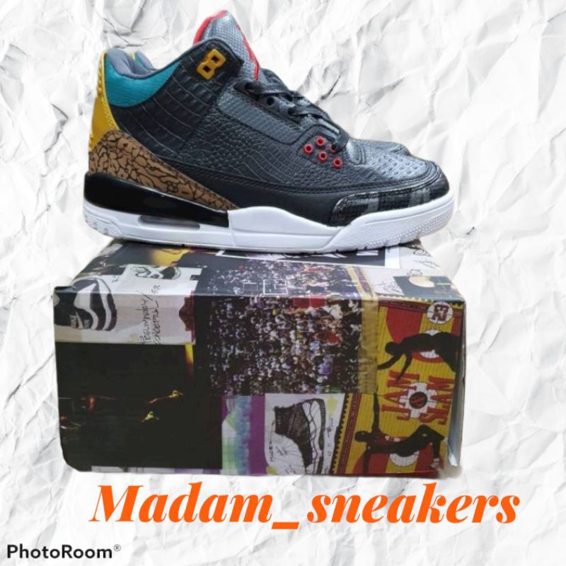 Sepatu Nike air Jordan 3 Animal Instinct 2.0