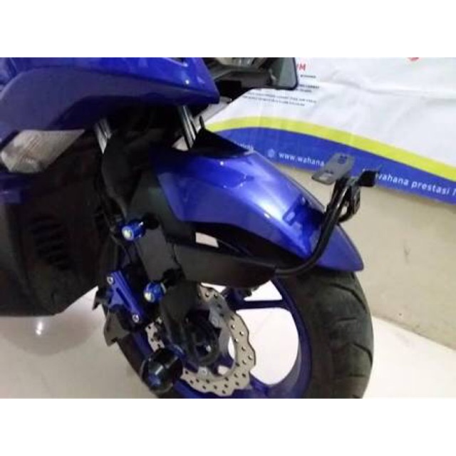 Breket plat nomor aerox/ dudukan plat no aerox