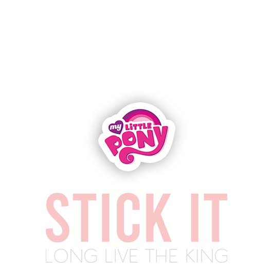 

Stiker sablon setrika DTF kaos baju sticker vinyl my little pony gamer 84