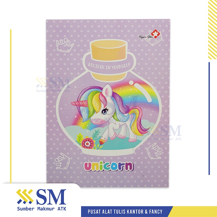

(PAK) BUKU TULIS PAPER STAR BOXY 42 LEMBAR ISI 10 BUKU