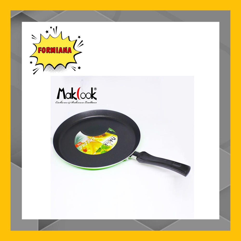 FM - Makcook Wajan Crepes Pan 22 cm | Penggorengan Anti Lengket | Teflon Serbaguna