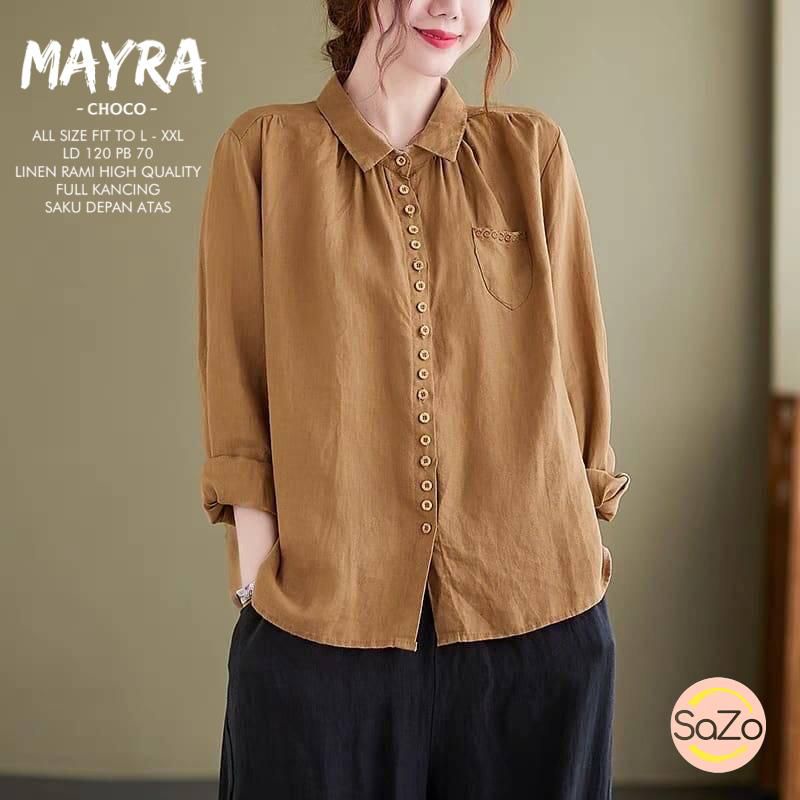 MAYRA BLOUSE BAJU WANITA TERBARU BY ZASO