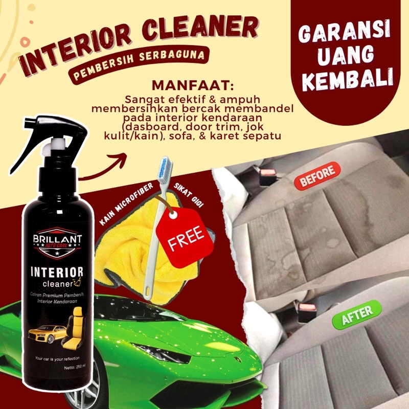 PEMBERSIH INTERIOR MOBIL | MULTI / ALL PURPOSE CLEANER | PEMBERSIH JOK &amp; PLAFON | INTERIOR CLEANER