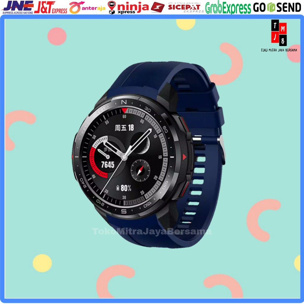 STRAP SILIKON SMARTWATCH HUAWEI GS PRO ACTIVE HONOR MAGIC TALI JAM