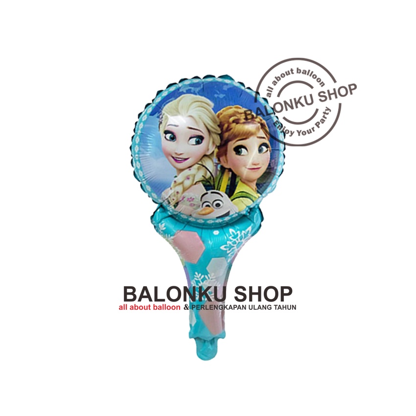 Balon Tongkat / Balon Foil Pentung / Balon Karakter Frozen