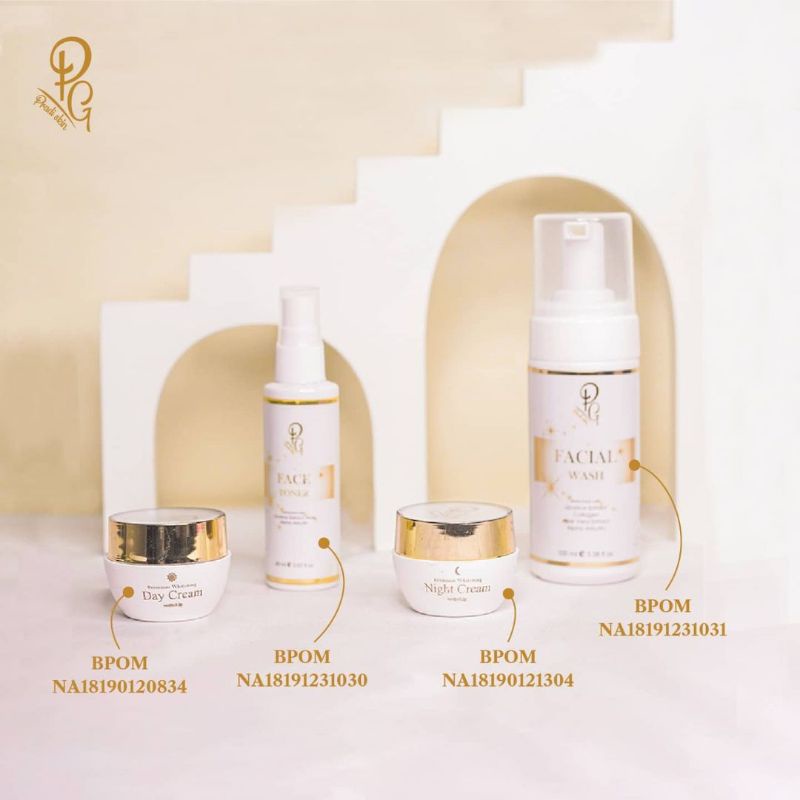PAKET WAJAH/SKINCARE/PERAWATAN WAJAH PREMIUM WHITENING BPOM PRADISKIN GLOW-1