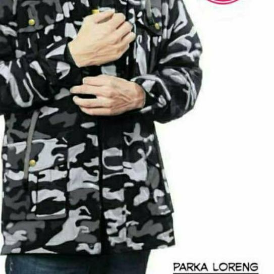 Bagus  Parka loreng / parka tentara / jaket tentara / jaket loreng / parka kanvas / parka Korea army