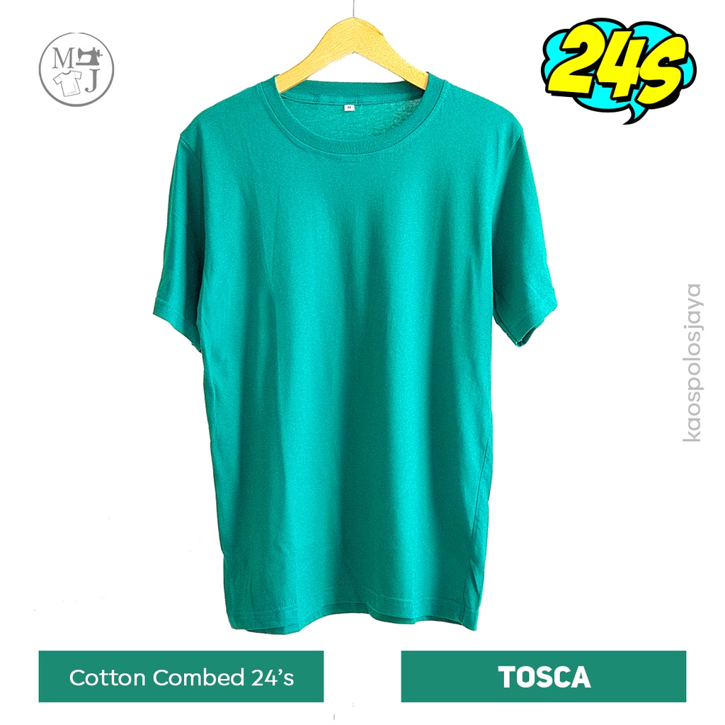 Kaos Polos Tosca / Kaos Oblong Unisex / Kaos Cotton Combed 24s