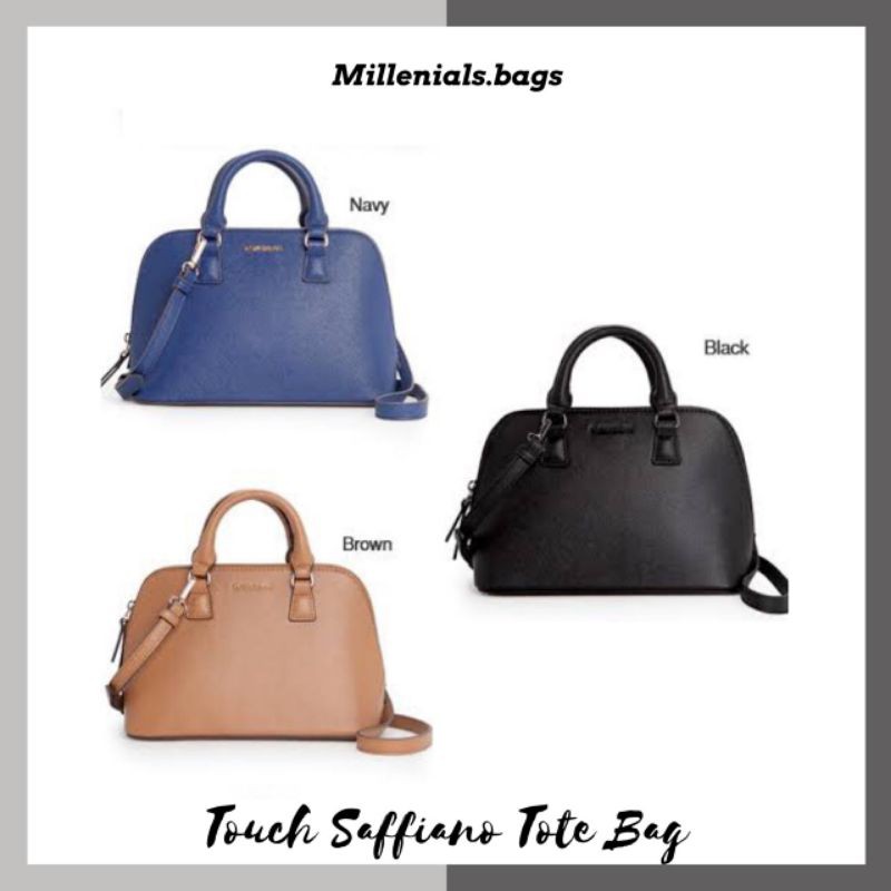 Mng touch saffiano tote bag
