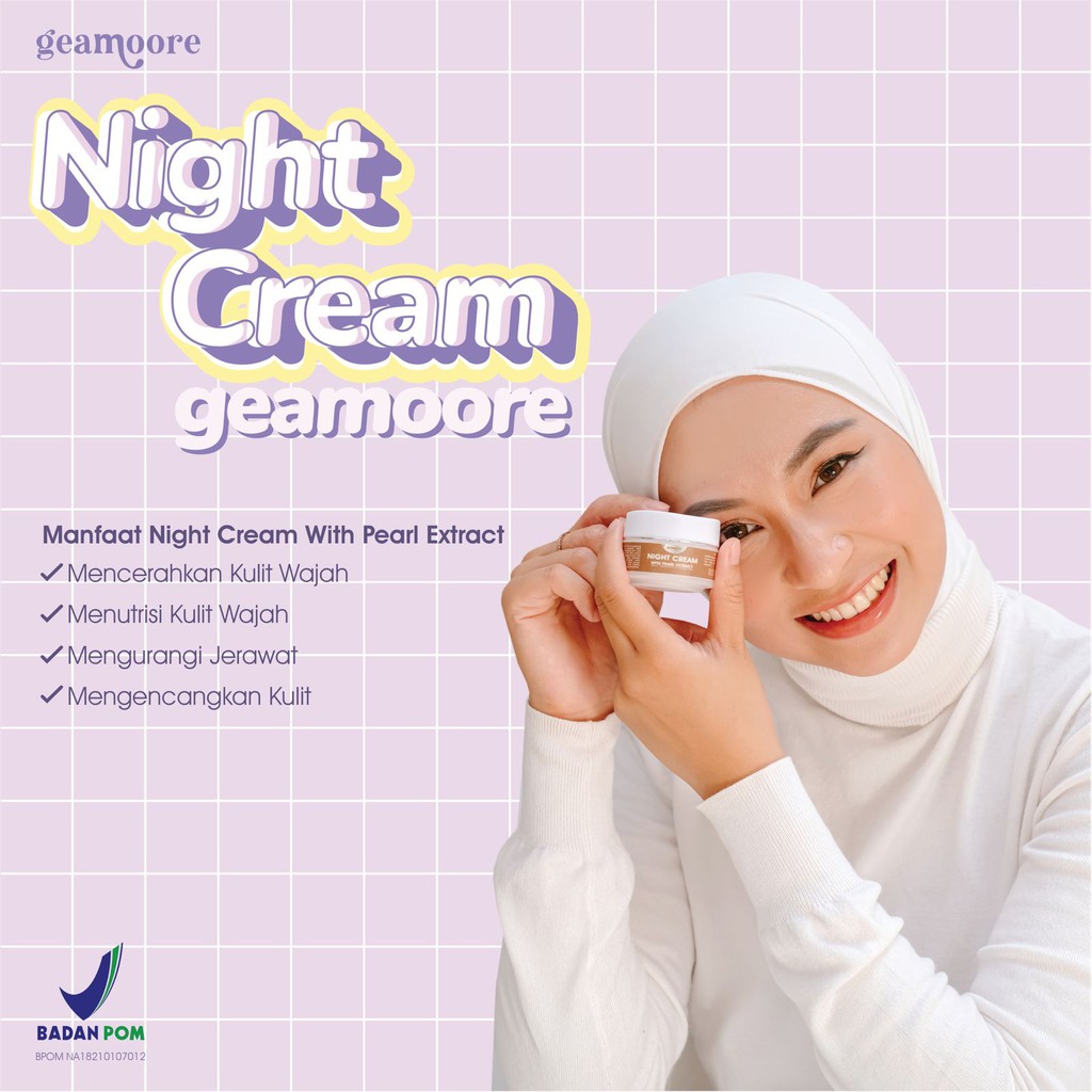 (BPOM) NIGHT CREAM GEAMOORE