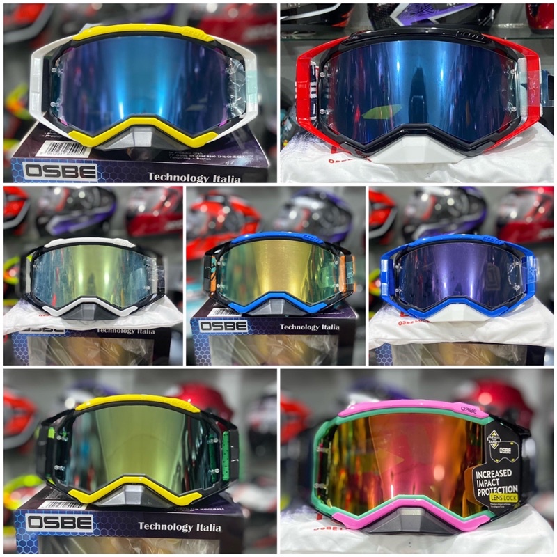 Kacamata Google Helm cross/thril merk Osbe Original