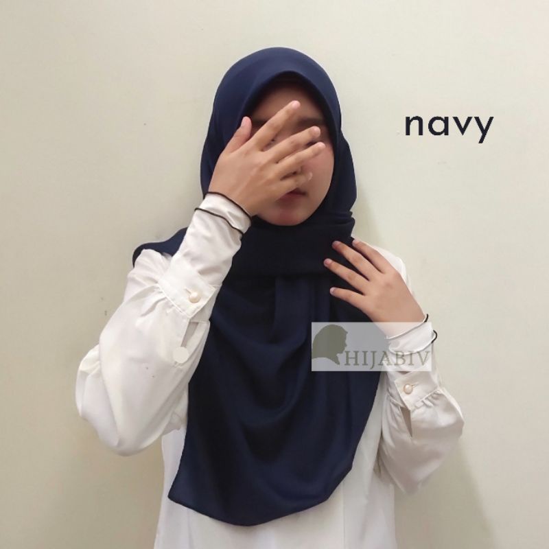 SEGI EMPAT PARIS PREMIUM FINISHING JAHIT TEPI ANTI LETOY (FREE POUCH)-PREMIUM NAVY