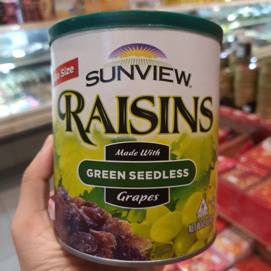 

Raisins sunview green seedless grapes 425 g kismis