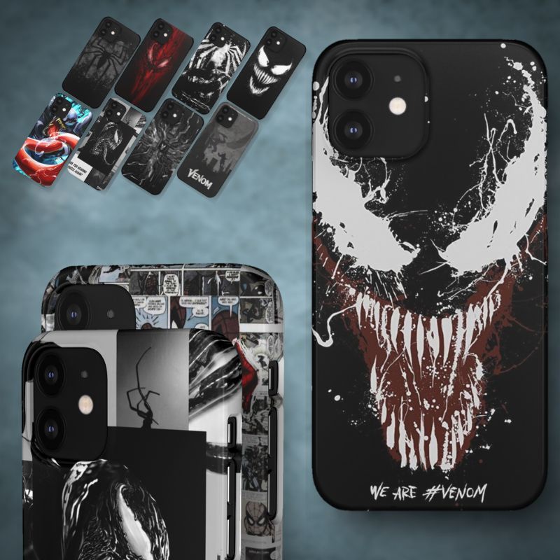 LENOVO Marvel Venom Black Spiderman Soft / Hard / Mirror Case Casing Cover LENOVO Vibe C K3 K4 K5 K6