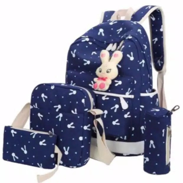 RR TAS BUNNY - Tas Sekolah Anak SD SMP SMA Ransel Backpack Fashion-5