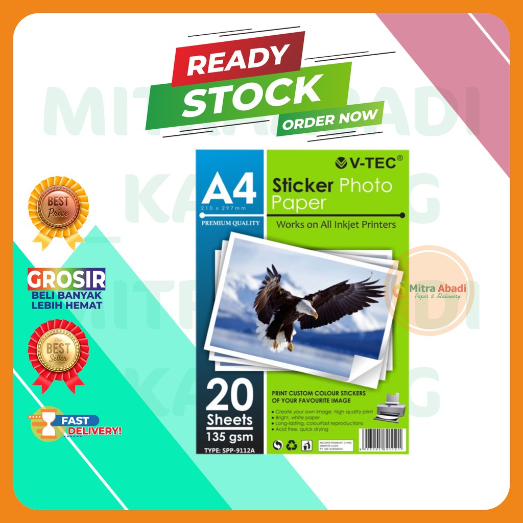 

KERTAS STICKER VTEC 135GSM SPP9112A