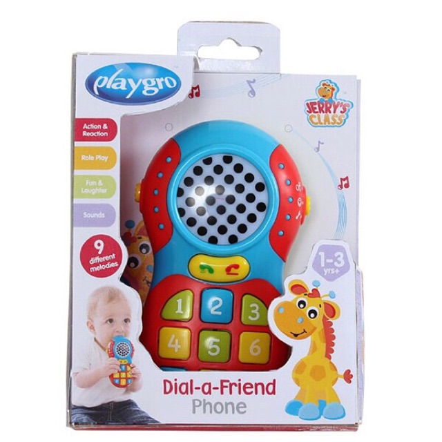 Playgro - Jerry’s Class Dial a Friend Phone