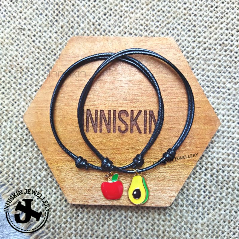 (1PCS) Gelang Liontin Buah / Gelang  Buah Apel / Gelang Liontin Avocado / Gelang Liontin Apel / Gelang Liontin Buah / Gelang Liontin