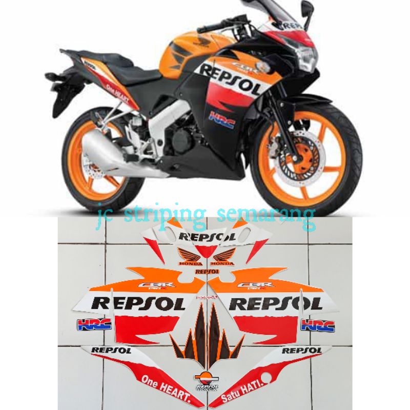 striping cbr 150 cbu 2012 repsol
