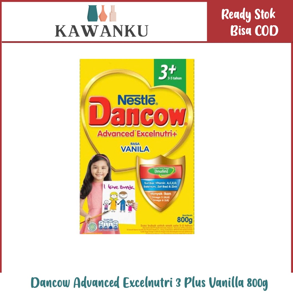 

Dancow Advanced Excelnutri 3 Plus Vanilla 800g
