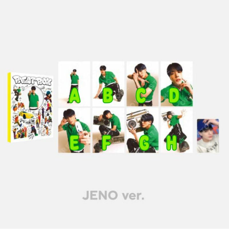 OPEN SHARING POSTCARD BOOK NCT DREAM 2ND MD BEATBOX  Jeno dan chenle
