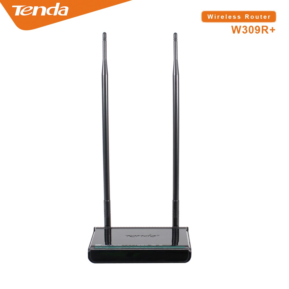 TENDA W309R+ Wireless-N300 High Power Router w/ 2 Antenna 9dBi Secon bergaransi