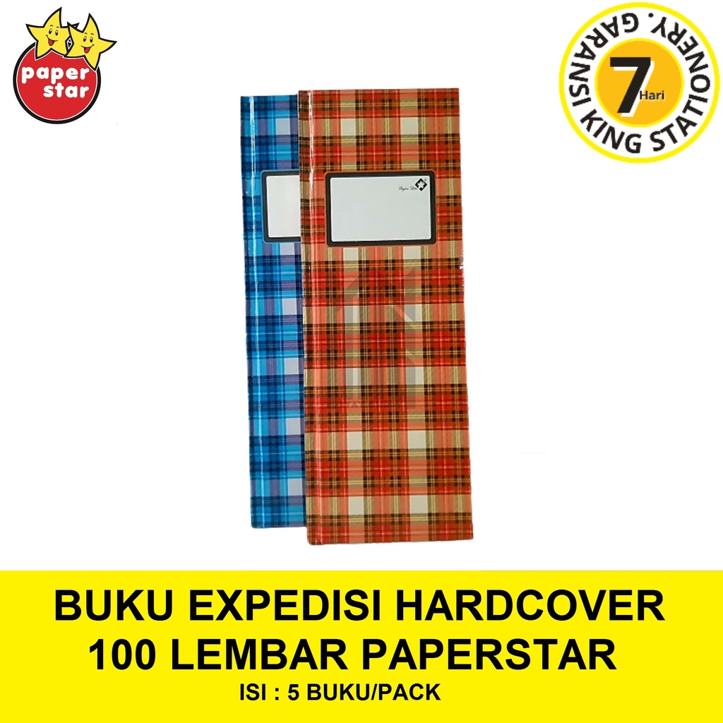 

BUKU EXPEDISI / EKSPEDISI HARDCOVER PAPERSTAR 100 LEMBAR