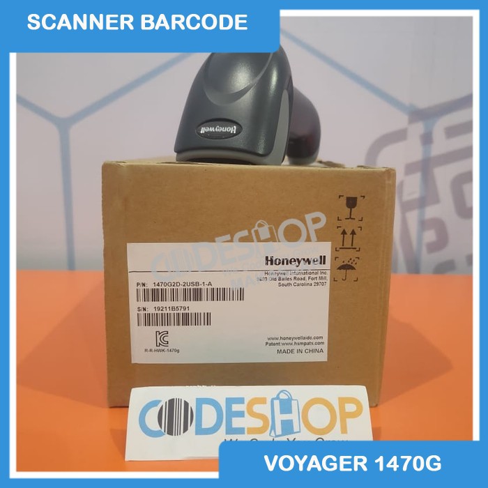 BARCODE SCANNER HONEYWELL VOYAGER 1470G | 1470 g AREA IMAGING 1D &amp; 2D