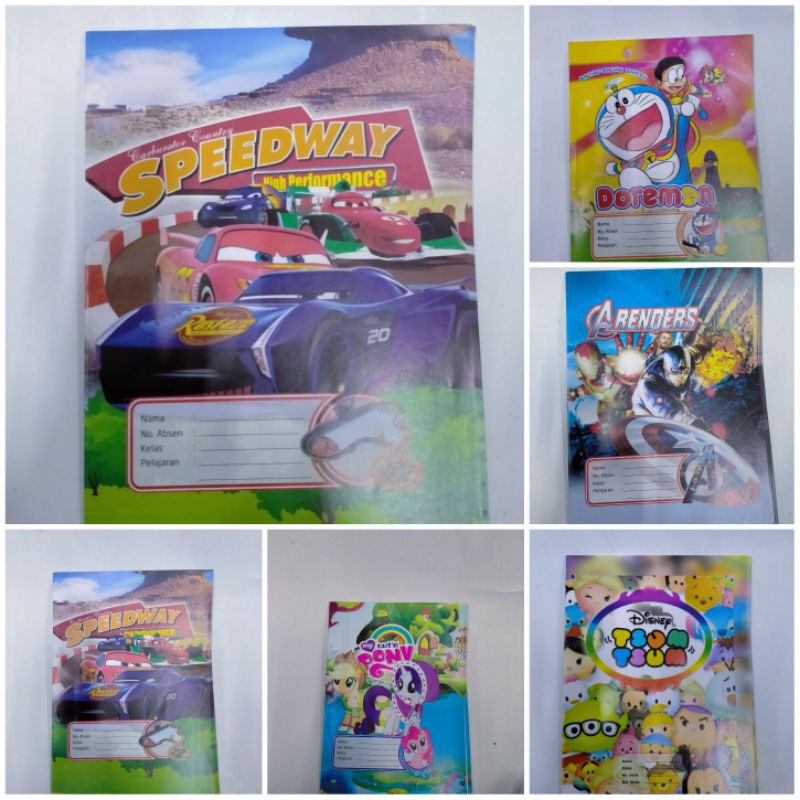 

Sampul Buku Karakter menarik/Sampul Buku Karakter Karun/Sampul Buku Sekolah