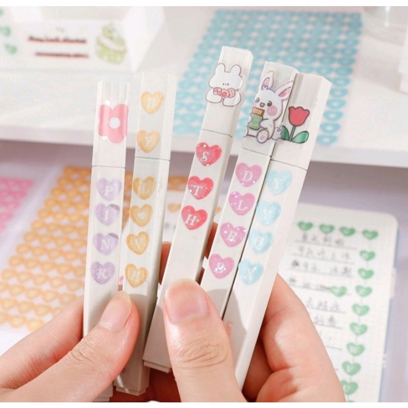 love sticker blink cute journal bujo