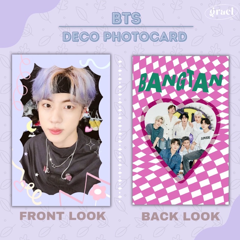 BTS DECO PHOTOCARD