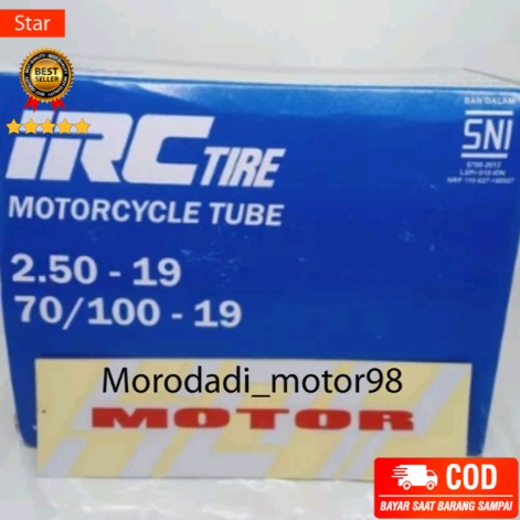 IRC Ban Dalam UKURAN 70-100-19 Ring 19