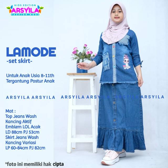 LAMODE SET SKIRT KIDS