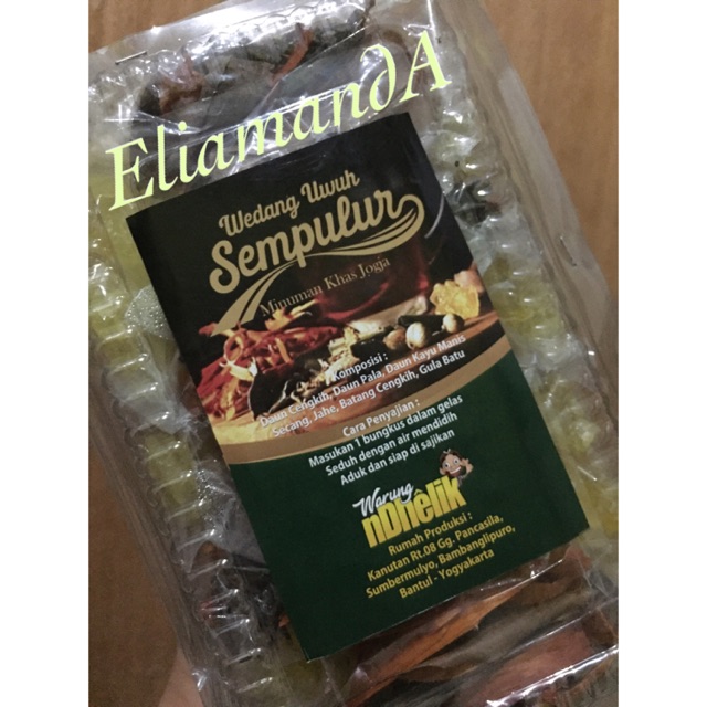 

Wedang Uwuh (1 pack isi 10 sachet)