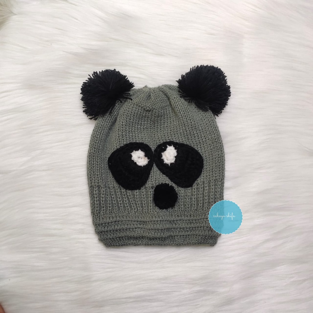 Kupluk MOTIF PANDA Untuk Anak terlaris dan terbaru