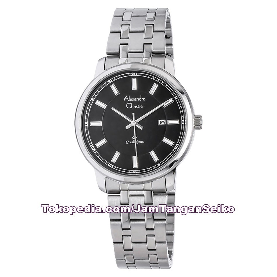 Jam Tangan Pria Alexandre Christie AC 8511 MD BSSBA Original Stainless