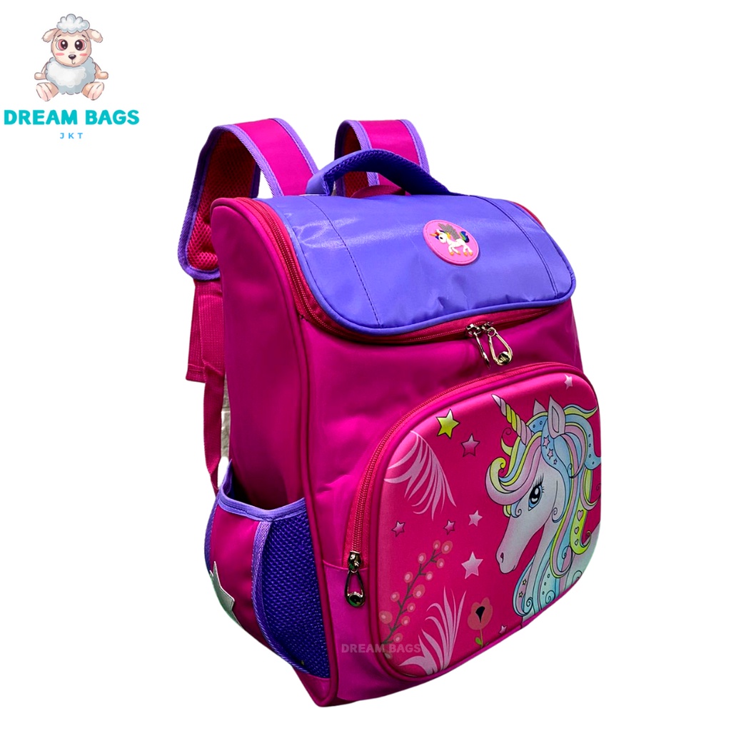 Dream Bags Tas Anak Perempuan Karakter Ukuran SD DB-1002 Tas Anak Sekolah - Ransel Anak