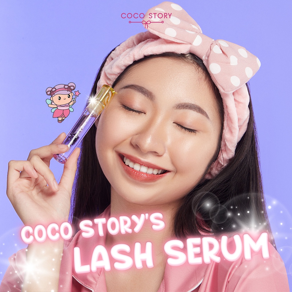 Coco Story Lash &amp; Brow Serum - Serum Bulu Mata - Maskara Bulumata