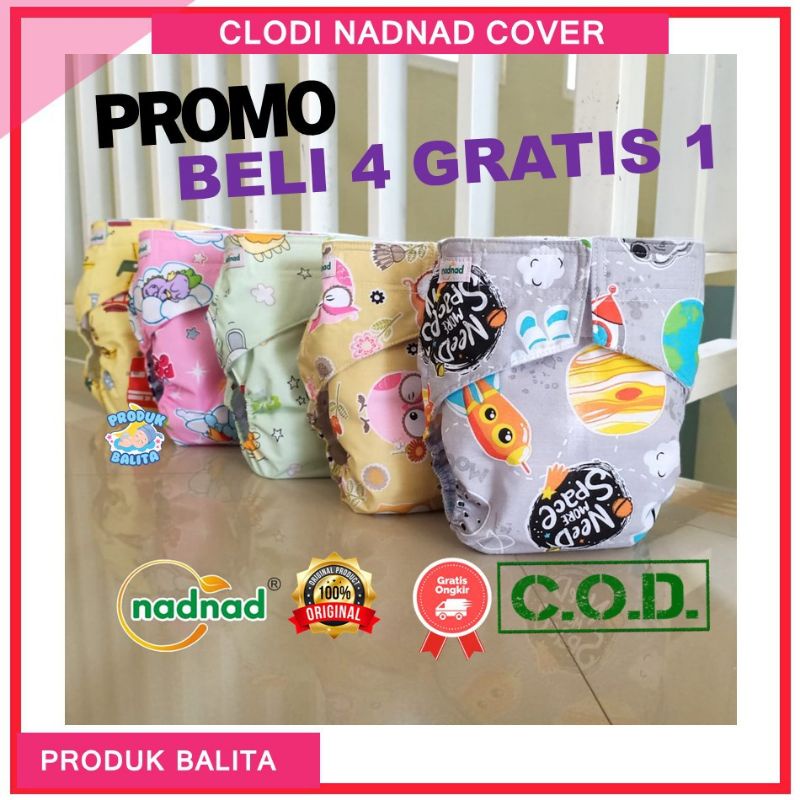 KNB Clodi Nadnad Popok Diapers Kain Cuci Ulang