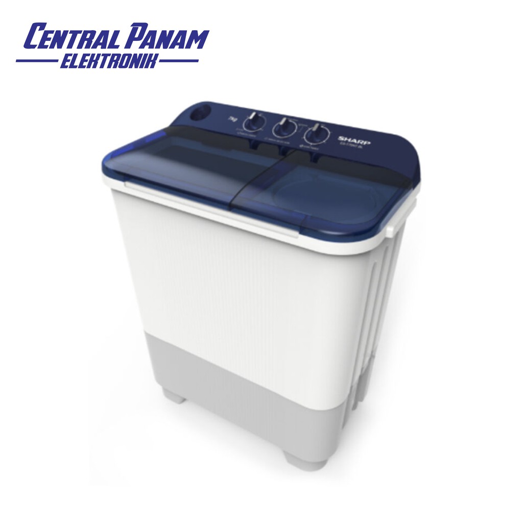 SHARP Mesin Cuci Twin Tub ES-T75NT Central Panam Elektronik