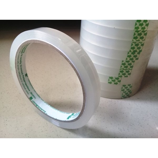 

Solatip Gold Pack 1/2 inch / ISolasi 1.2 cm Bening / Selotip 0.5" In