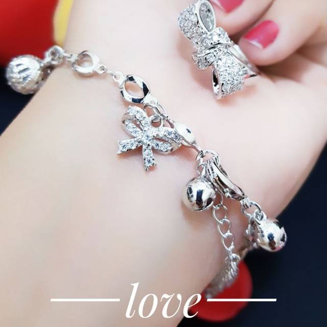 Gelang tangan plus cincin terlaris