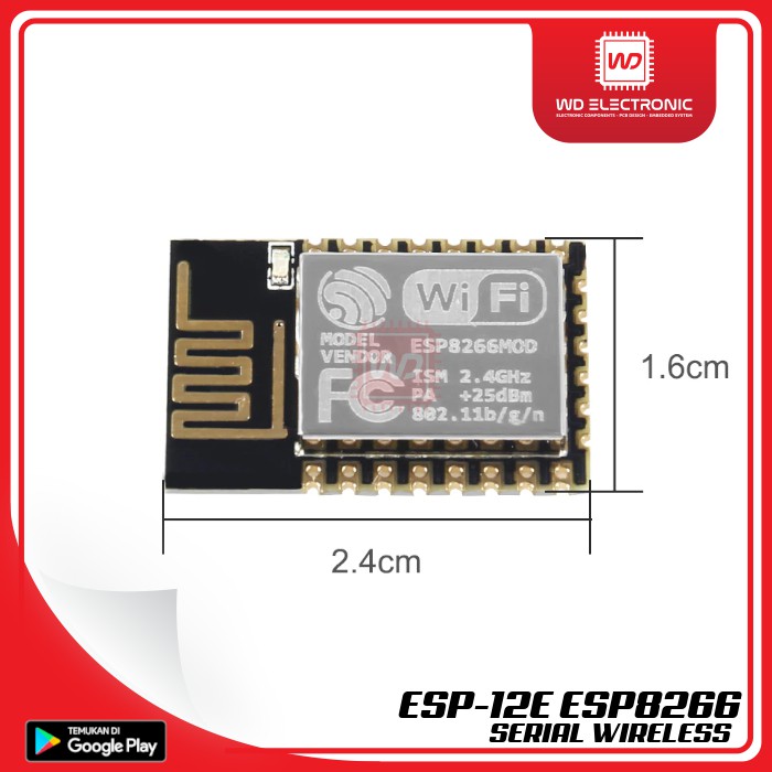 ESP12 ESP-12E ESP12E ESP8266 WIFI MODULE