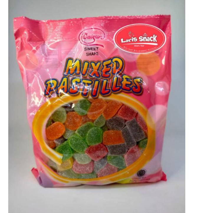 

TERLARIS Permen Jelly Waisun (Mixed Pastilles Candy)-Jeli Aneka Rasa